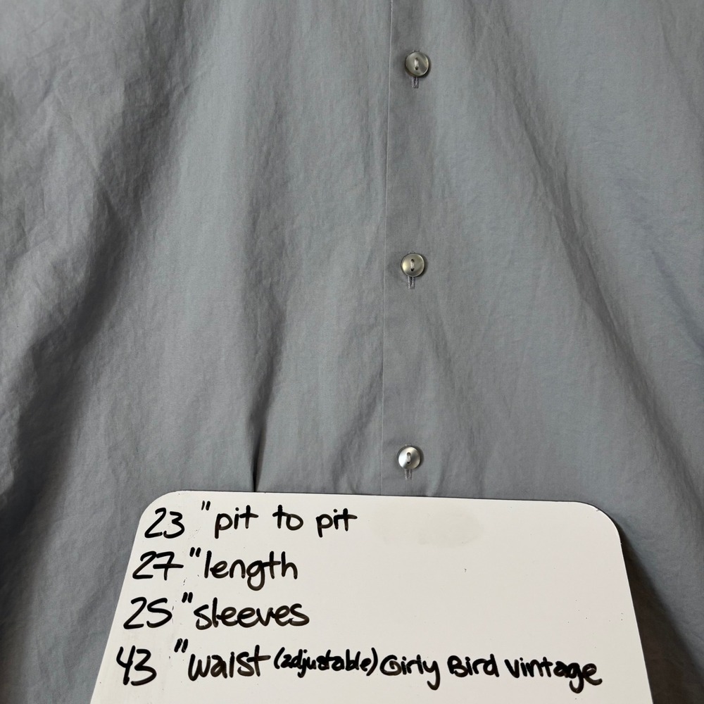 Calvin Klein Mens L Long Sleeve Dress Shirt Gray Extreme Slim Fit Gray 16-16.5 - Picture 6 of 6